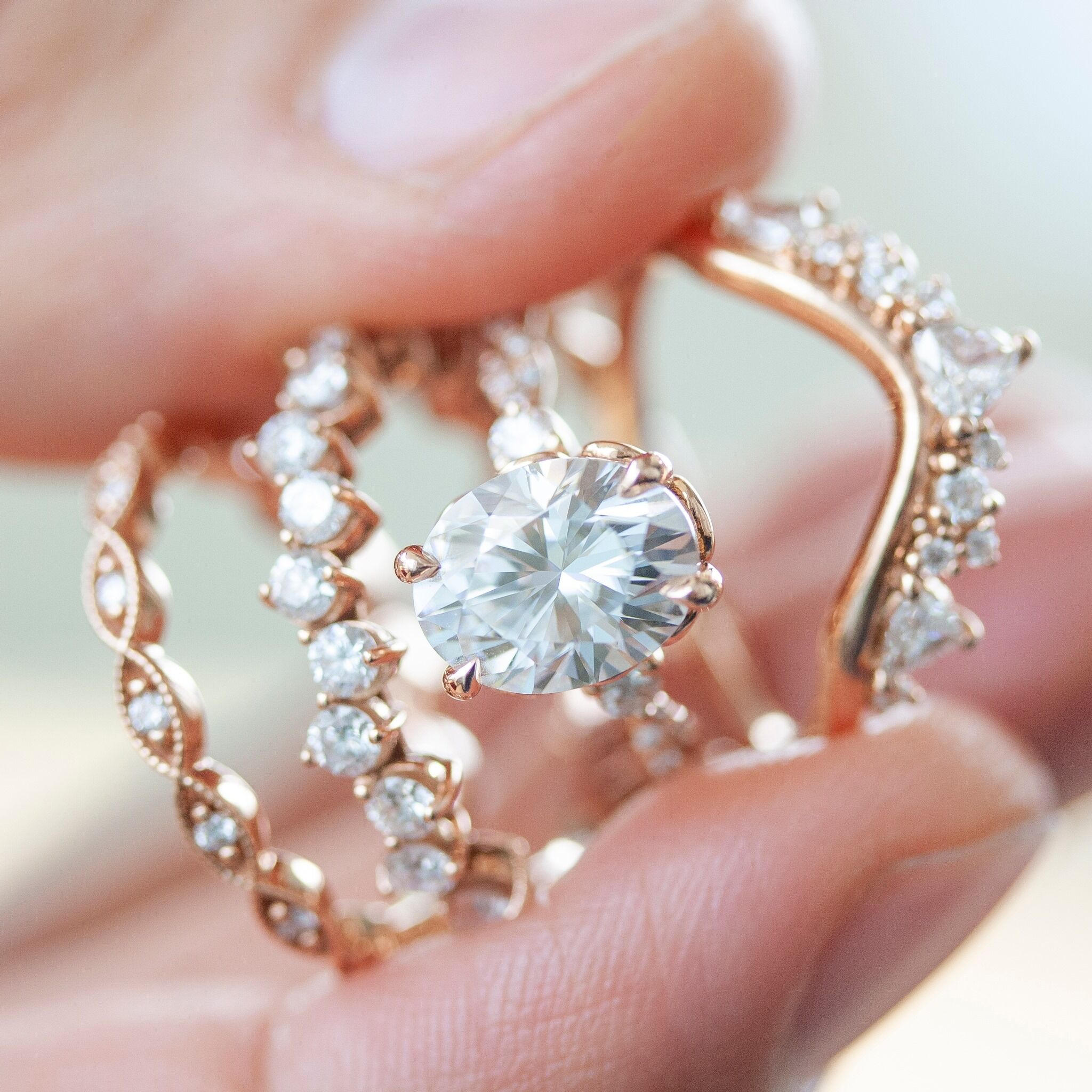 Engagement Ring vs. Wedding Ring: What's the Difference? - Ken & Dana Design