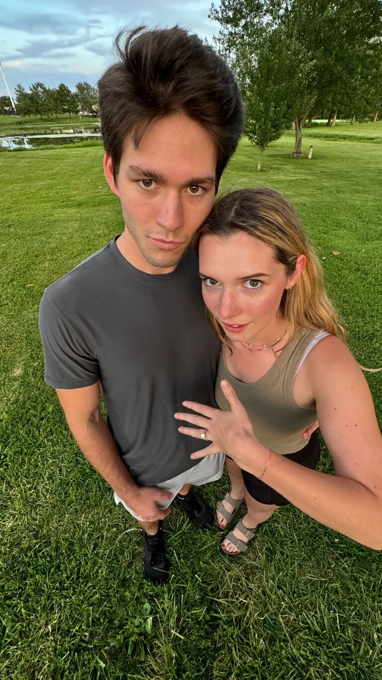 Jacob proposed right before fall semester started for Chloe! It was just the two of them which couldn't have been any better :)