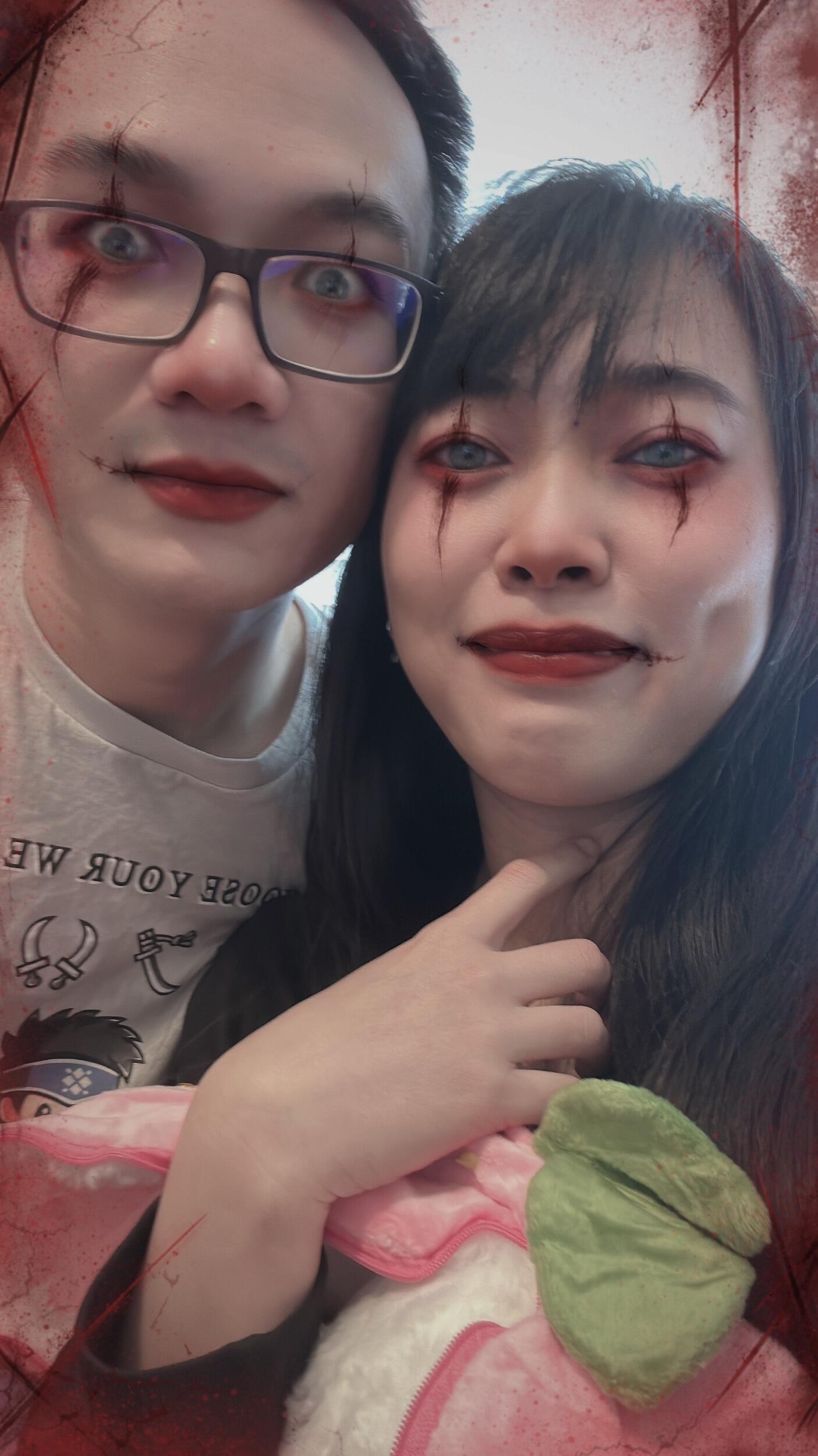 A silly moment with Instagram Halloween filters