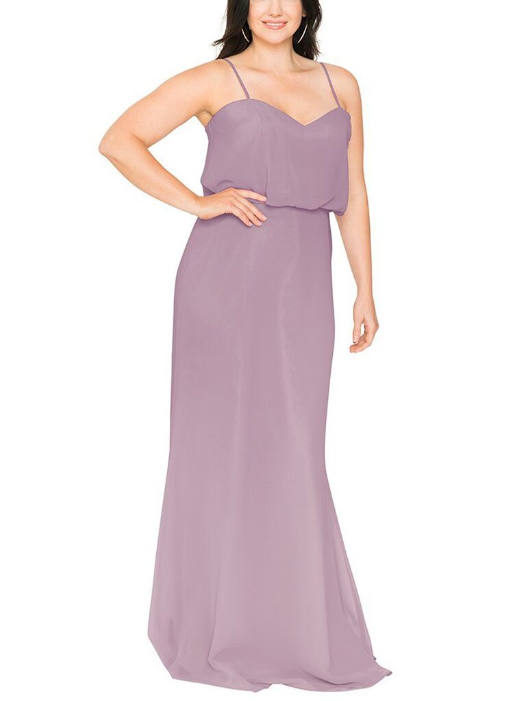 lavender plus size dresses for weddings