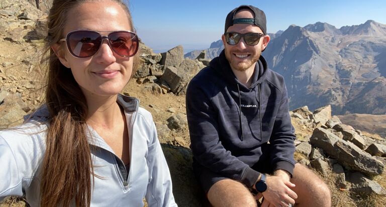 First roadtrip together - 9 days driving out west to CO, UT, AZ, WY and back home. Blue Lakes trail, Ouray, CO