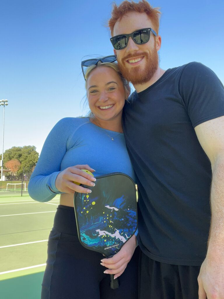 Tristan started graduate school pickleball league and Annalea happened to join with her girlfriends! In our first conversation Tristan told Annalea all about Asheville, North Carolina and all of the trees there.