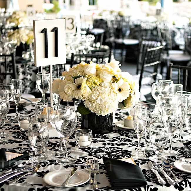 White Floral Centerpieces