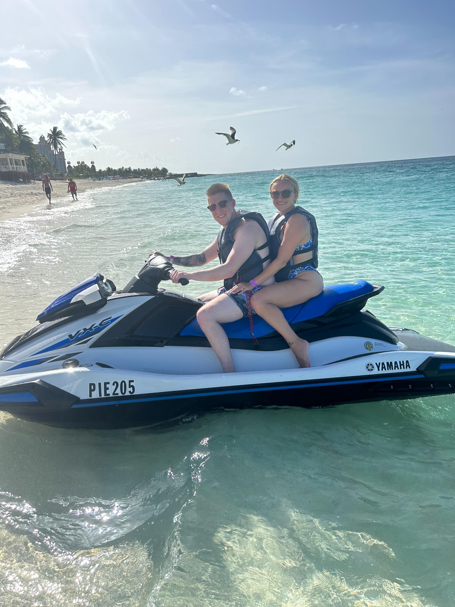 Jet ski's in the Bahamas.