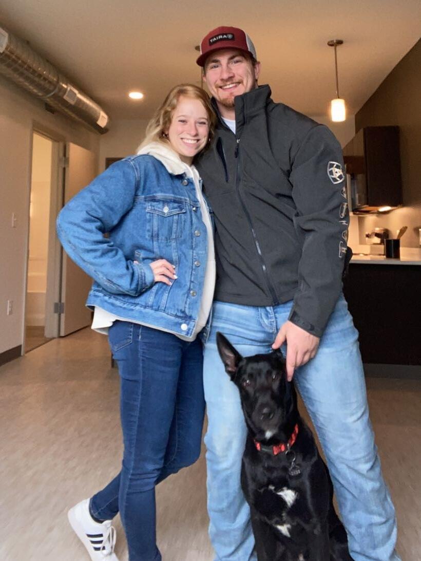 Kate and Rogan officially got an apartment in Des Moines. They also rescued Benz!