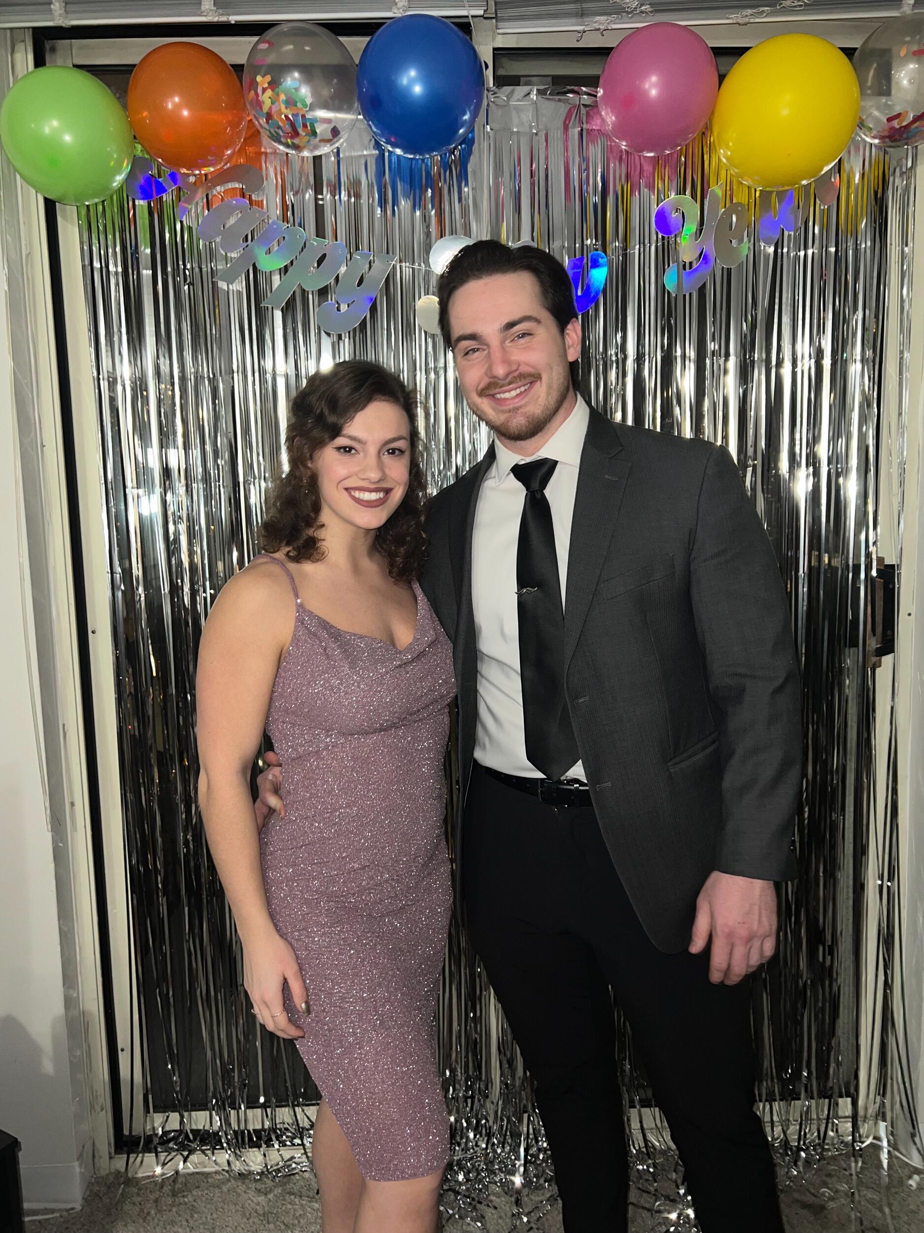 Just days after moving, they celebrated their 6th anniversary in their new apartment in Chicago. 