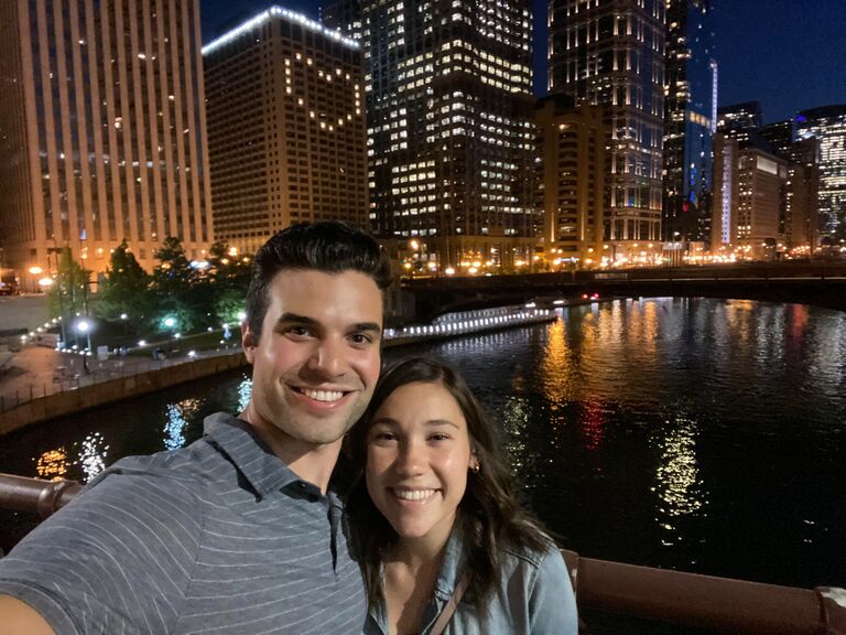 First official date at The Vig in Chicago. The next few weeks consisted of many dinner dates (including our first time together at Kamehachi - if you know, you know), concerts, and coming up with excuses to see each other.