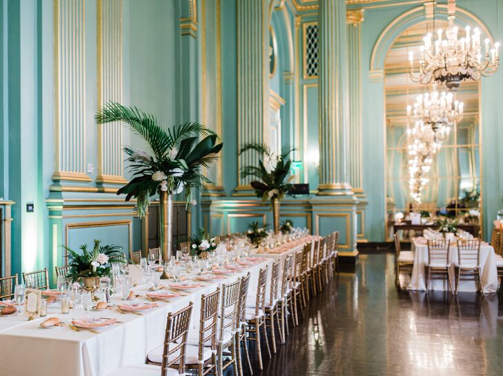 Modern And Elegant Reception At The Green Room In San Francisco