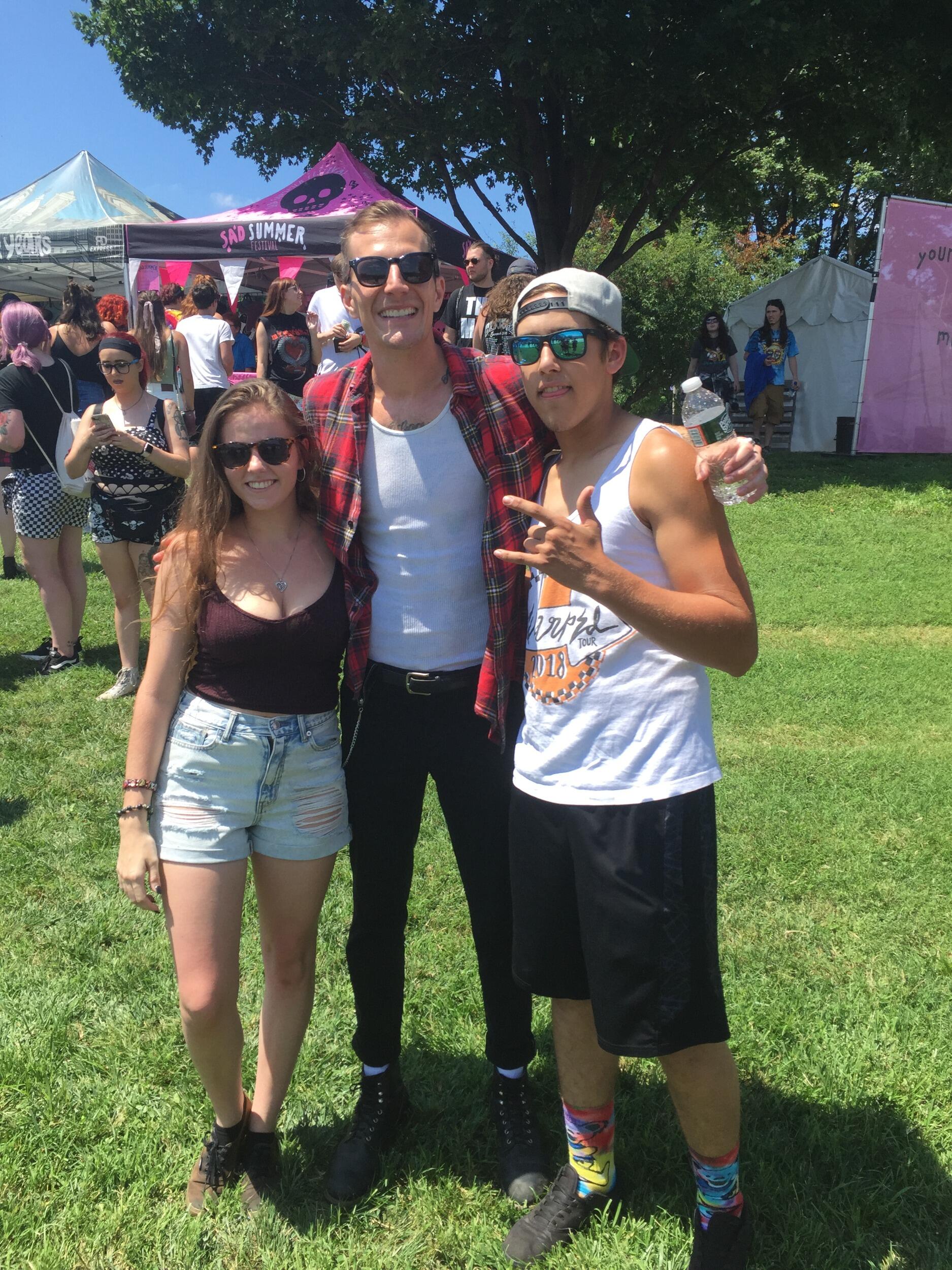 First Sad Summer Festival! Meeting John from the Maine (without Eva in the belly this time). 
