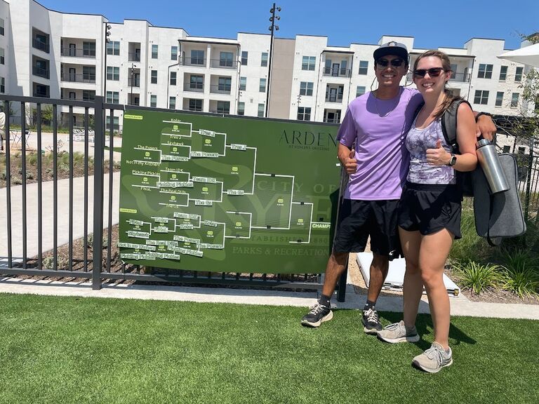 We competed in our first pickleball tournament and did really well!