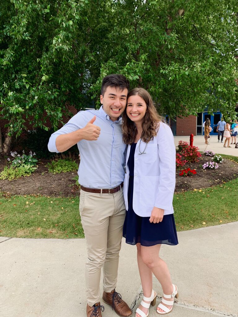 Super excited for Hilary to start med school!