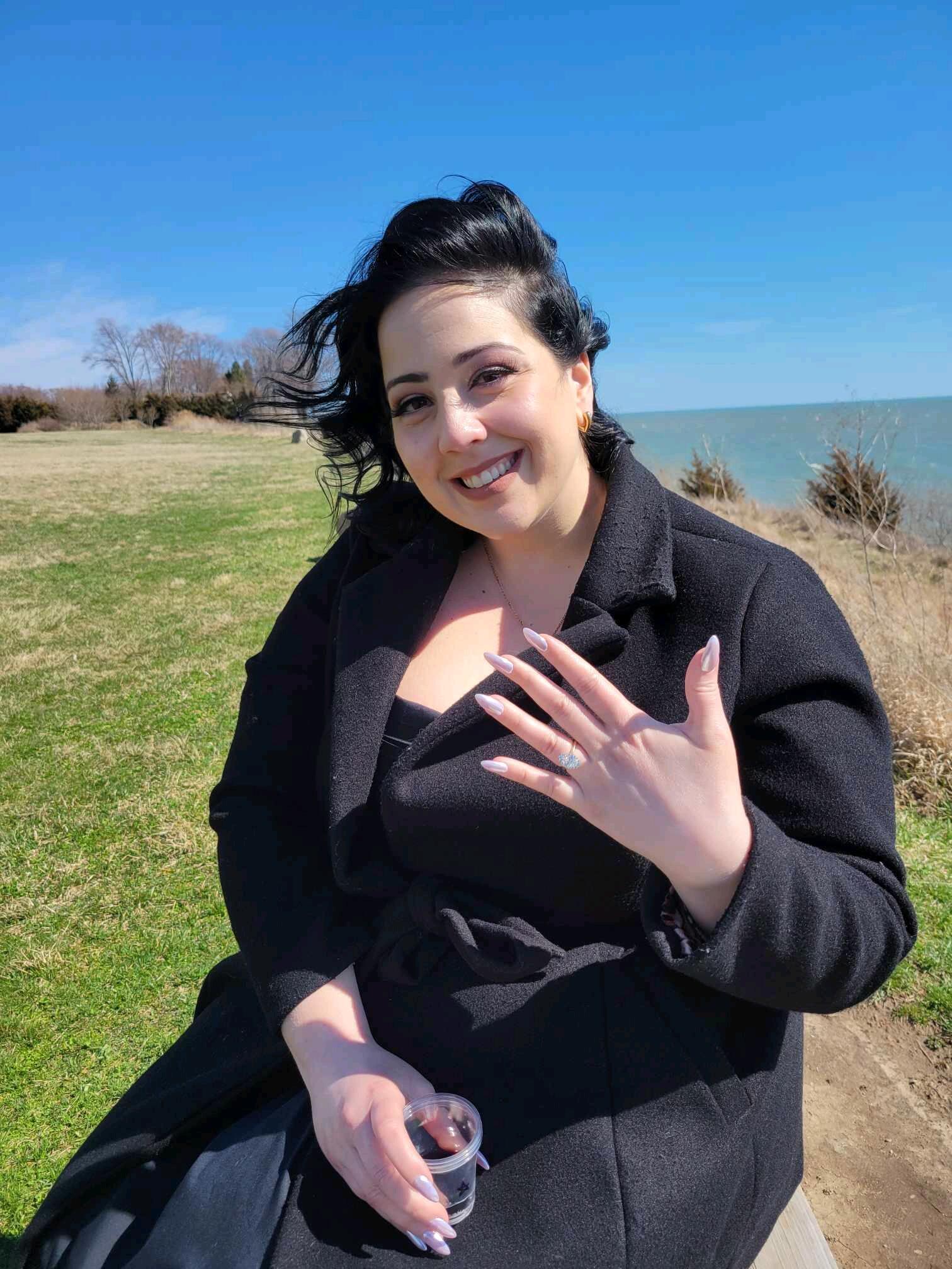 The day she said YESSS!!