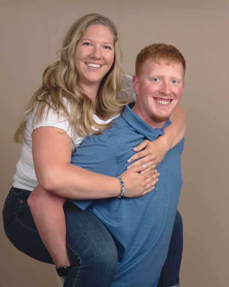 The photographer said we looked like a 'fun' couple!