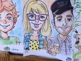 Ash Andrew & Diego JRC Cartoon Portraits - Caricaturist - Hopkinton, MA - Hero Gallery 3