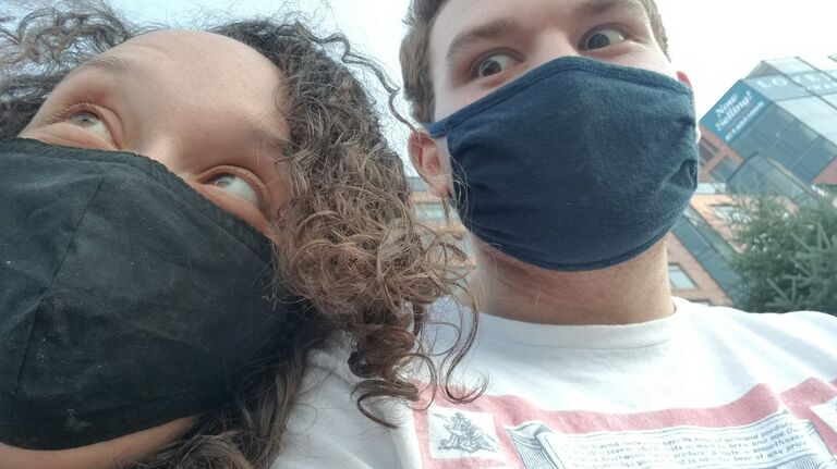 Covid hit, causing us both to have to cut down our working hours. Luckily, this allowed us to quarantine for extended visits together when Caitlyn was still living alone in her Philadelphia apartment.