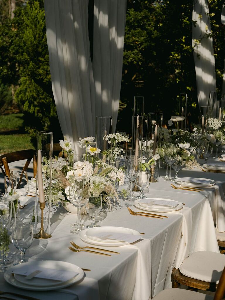 White wildflowers