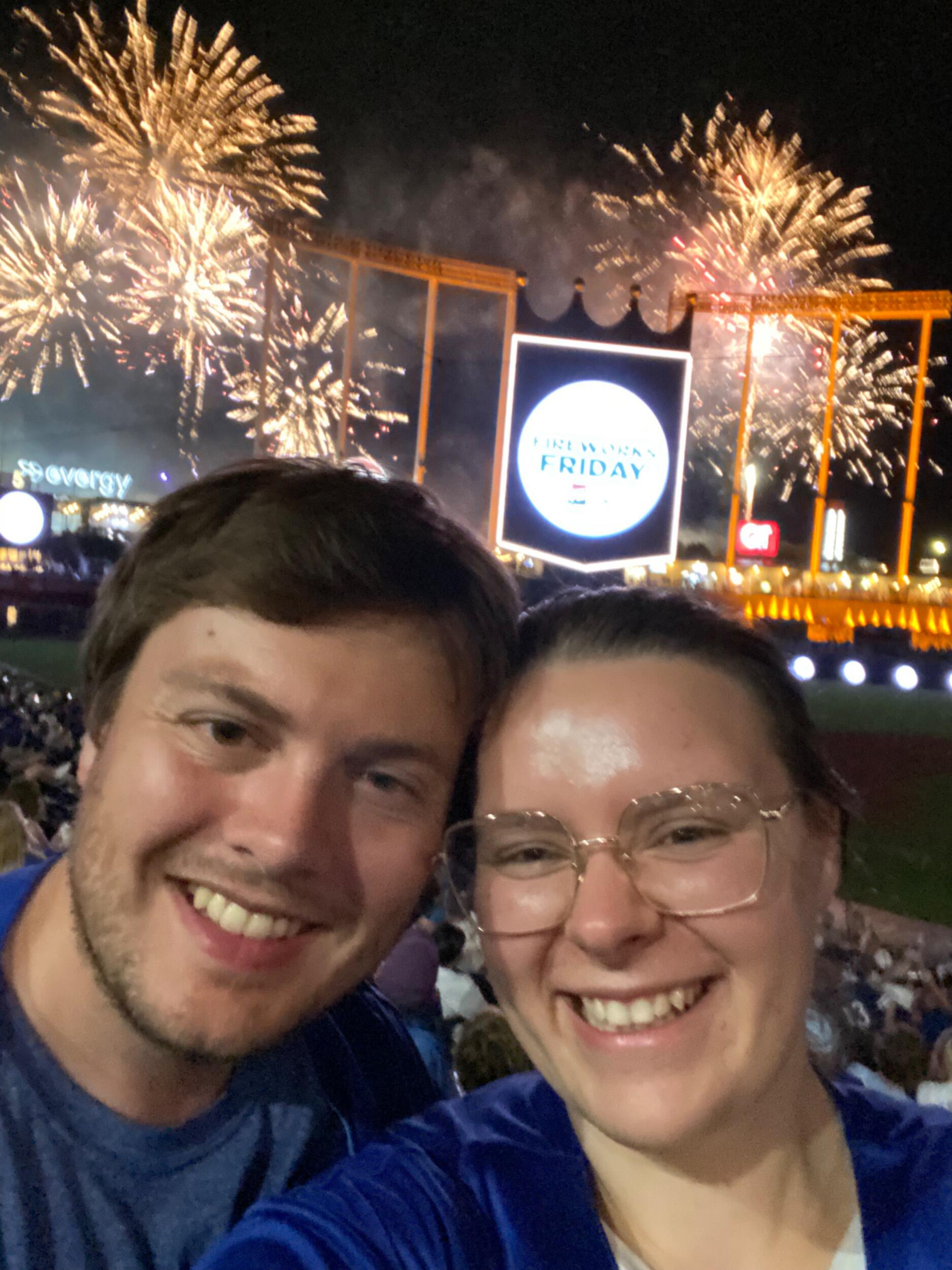 A Friday night Royals Game at the K.