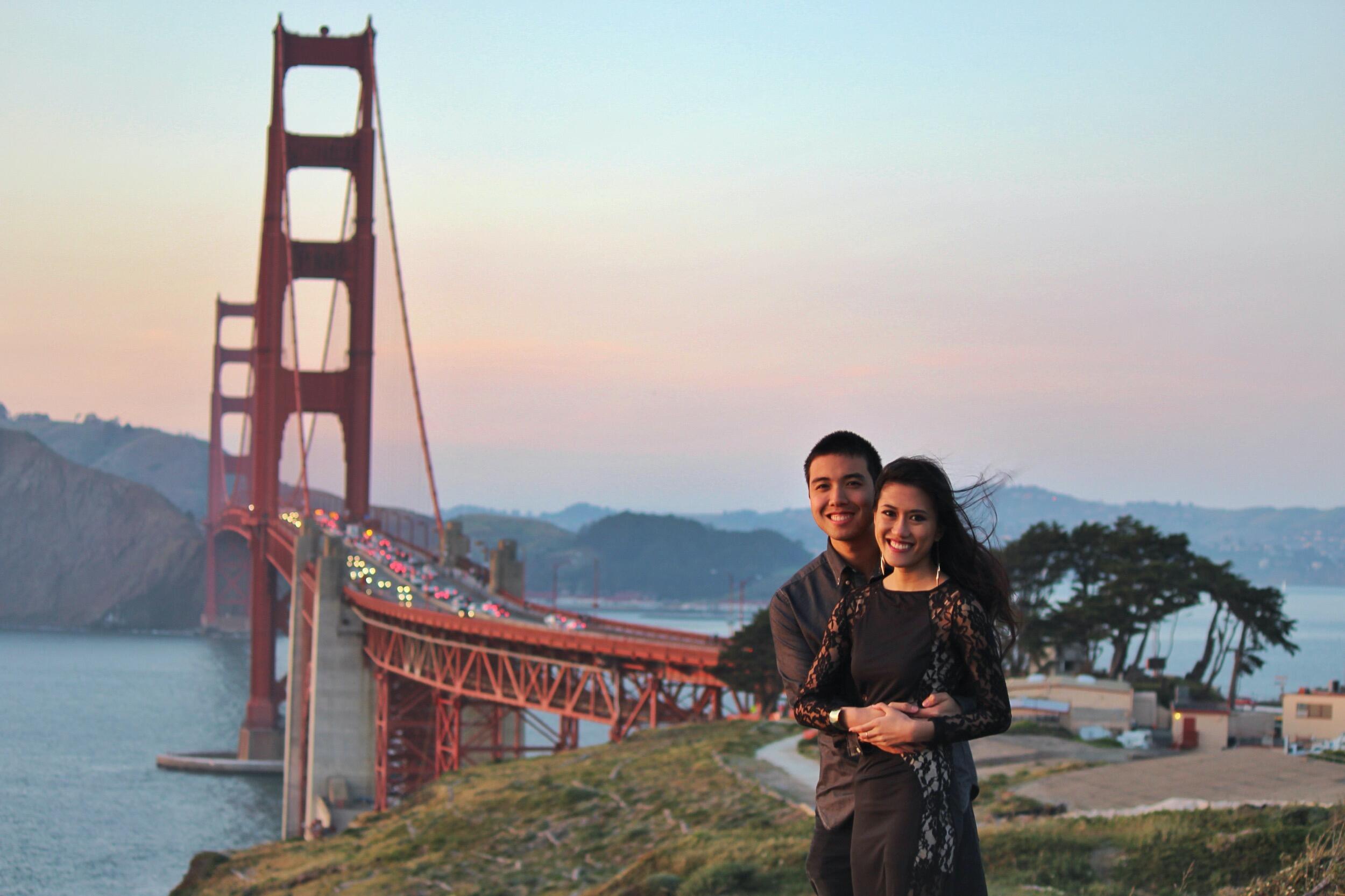 One Year Anniversary - Golden Gate Bridge Overlook