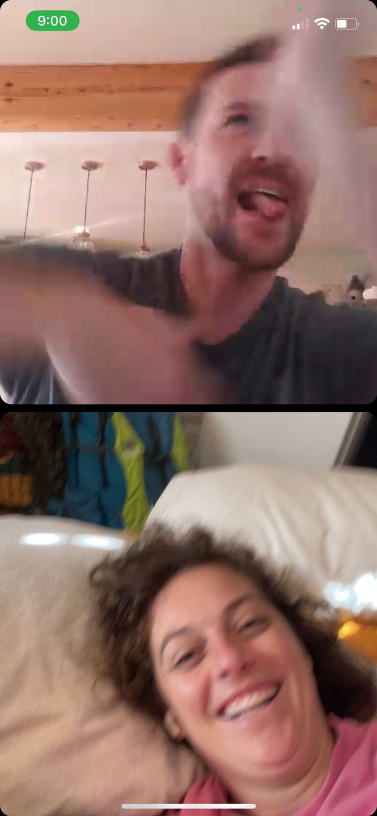 Did we mention we did a lot of video chats? 