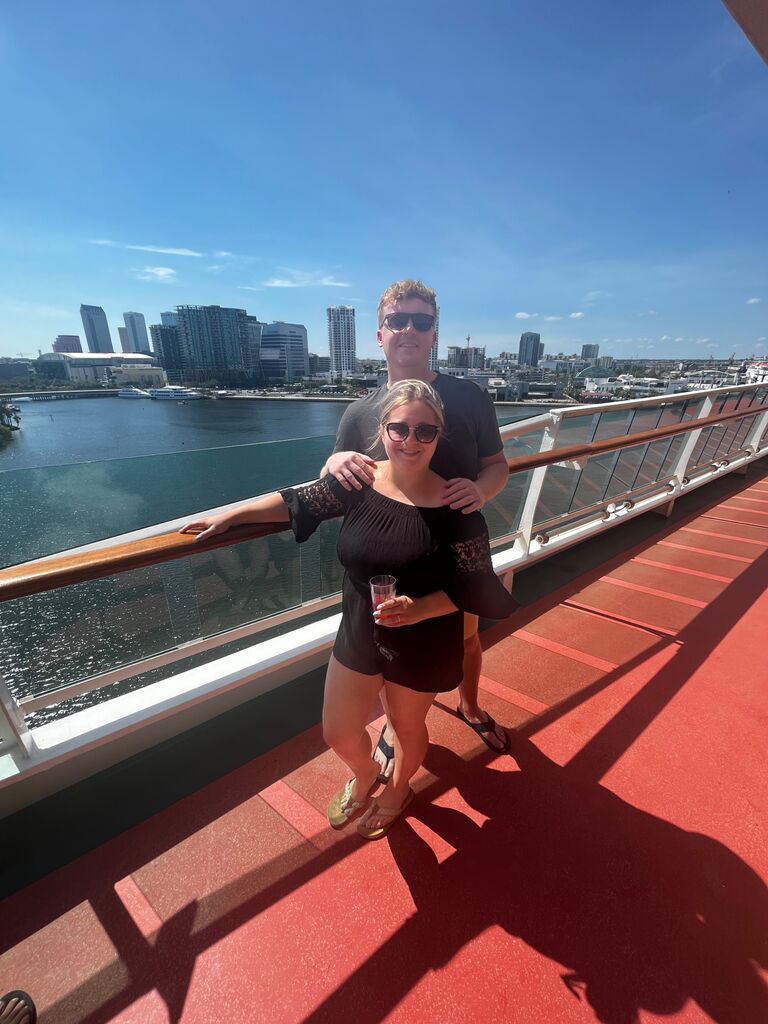 Took our first cruise together!!