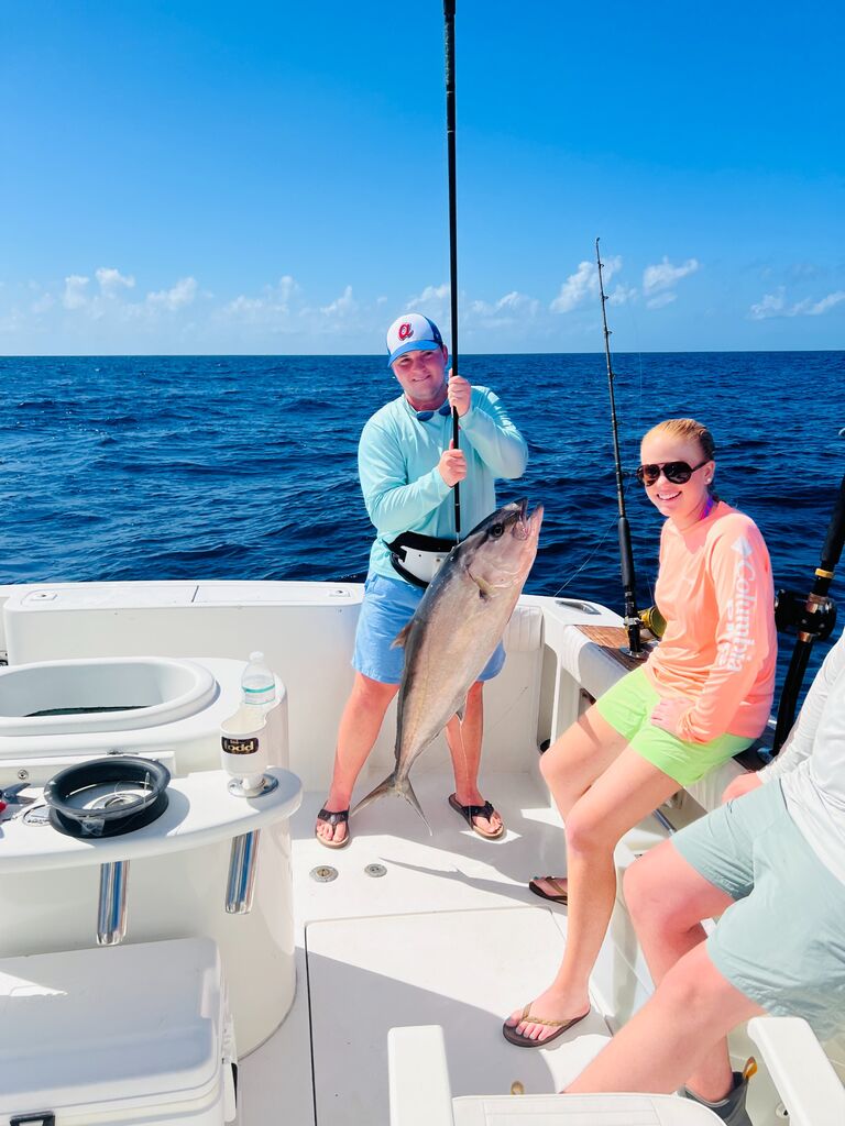 Off shore fishing is not for the weak!