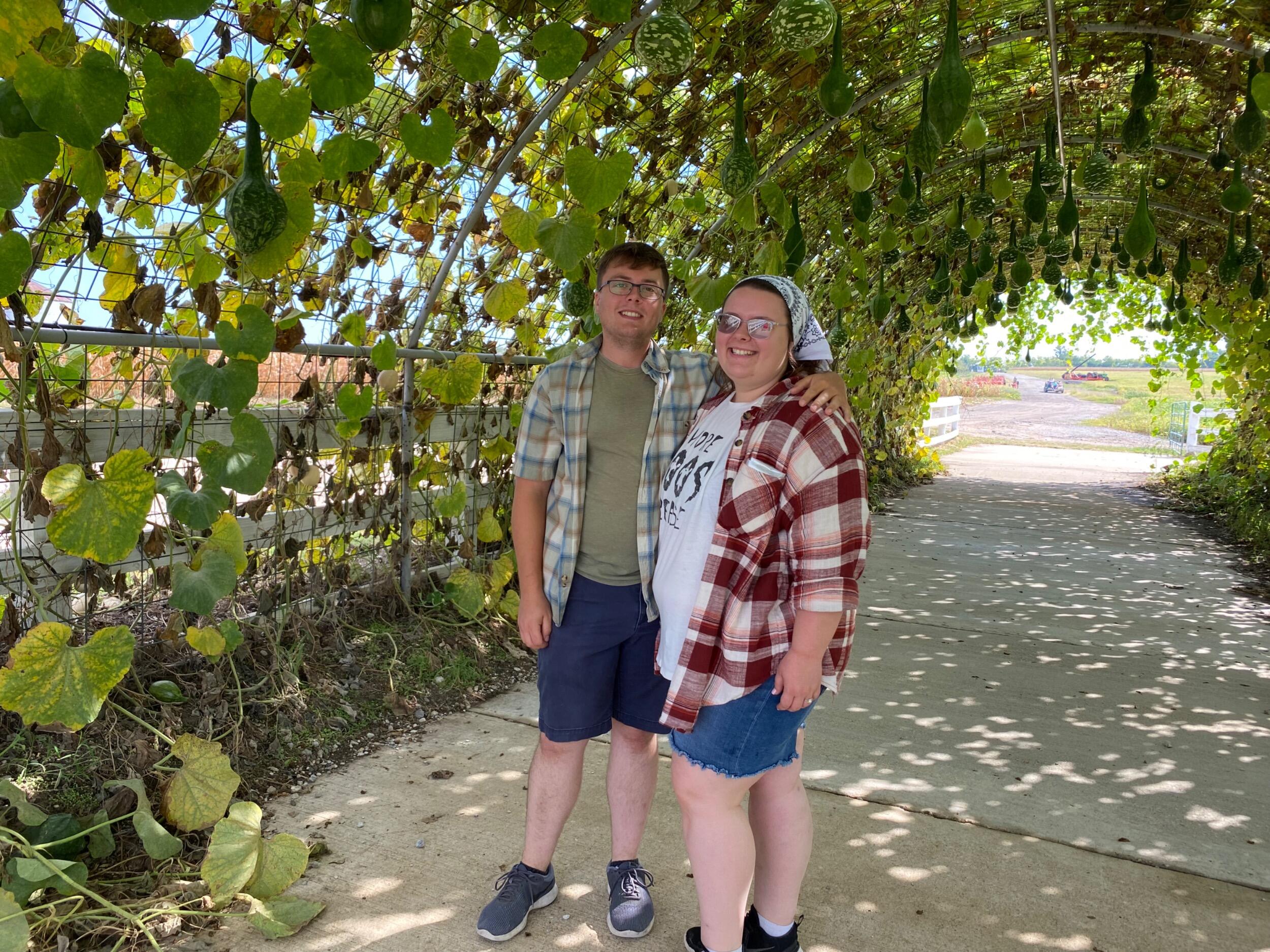 A fun pumpkin and apple picking trip with Brian, Hannah, and Gannon Benzing at Gieringers Family Orchard in Edgerton.