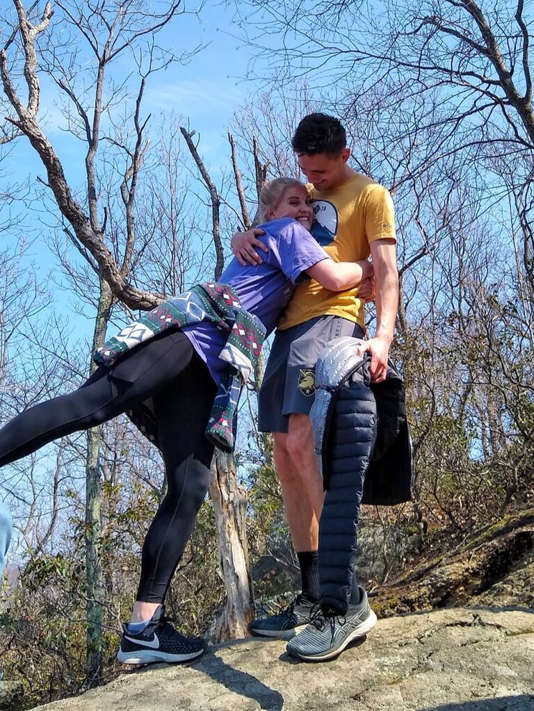 During our sophomore year, we had even more adventures, with lots of hikes ...