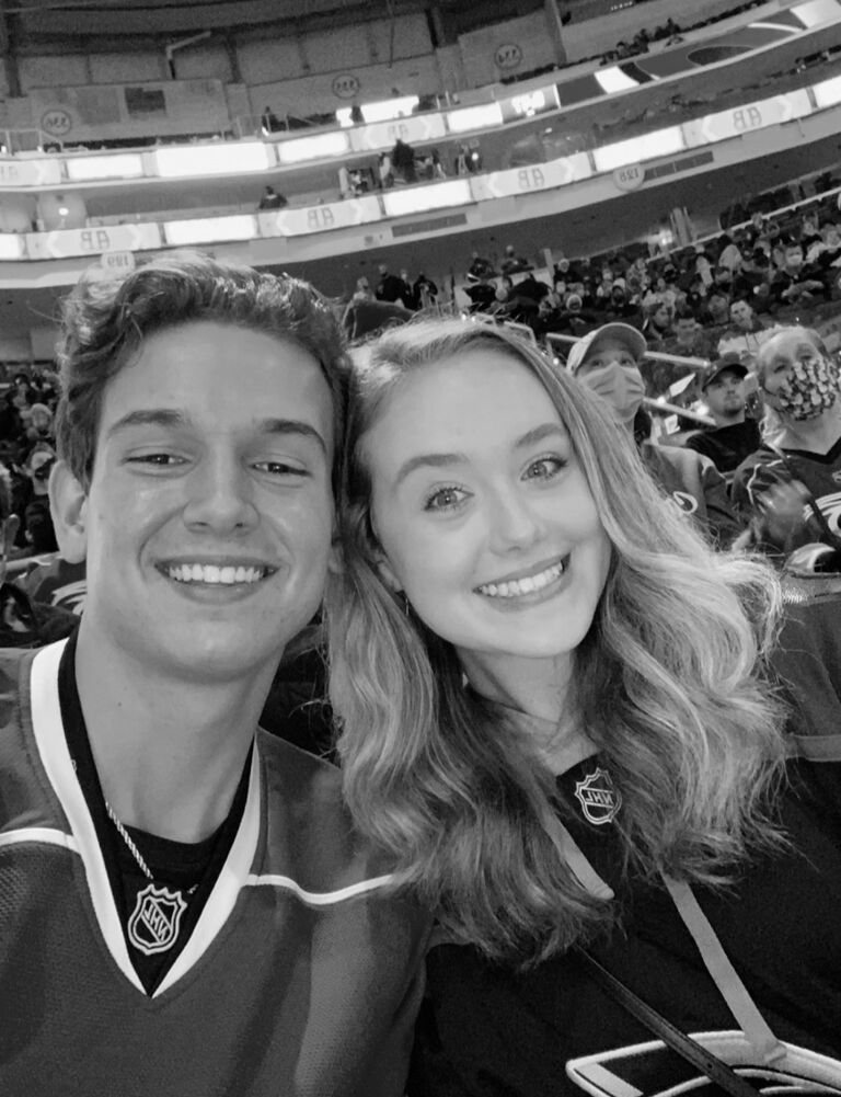 Carolina Hurricanes Hockey Game and Our First Kiss!