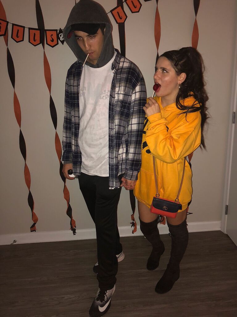 Halloween as Arianna Grande and Pete Davidson