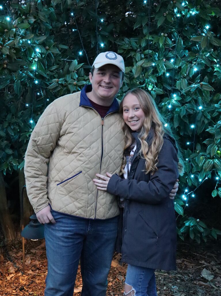 Our first Christmas together! Caleb spent the couple days before Christmas in Florida with my family before heading home. While he was here, we traveled with my family to The Bellingrath Gardens in Alabama to see some Christmas lights. After Christmas, I went up to Augusta to spend New Years with Caleb and his family. 