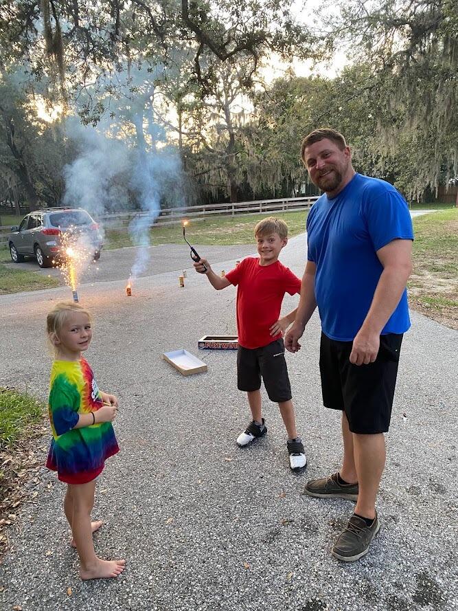 Fireworks with the kids!