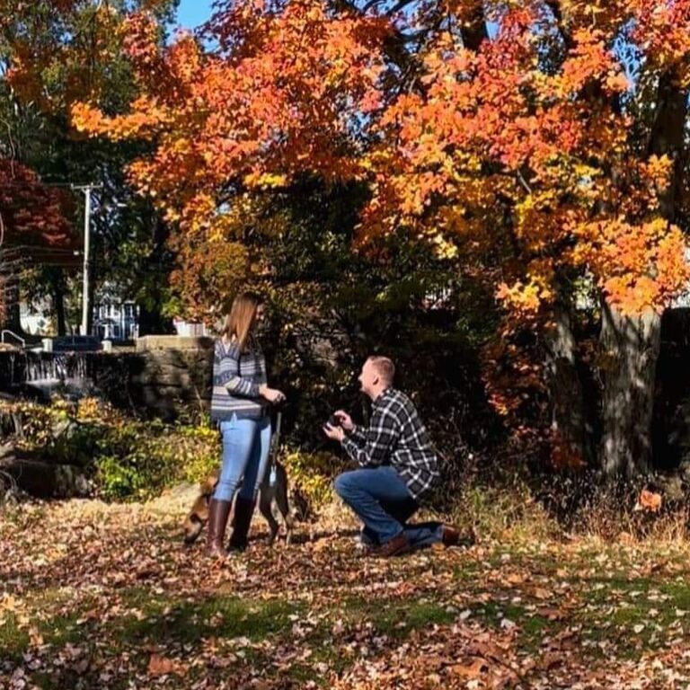 We finally had our own fairytale moment! No dress up needed!