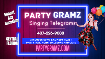 PartyGramz Singing Telegrams - Central Florida - Singing Telegram - Orlando, FL - Hero Main