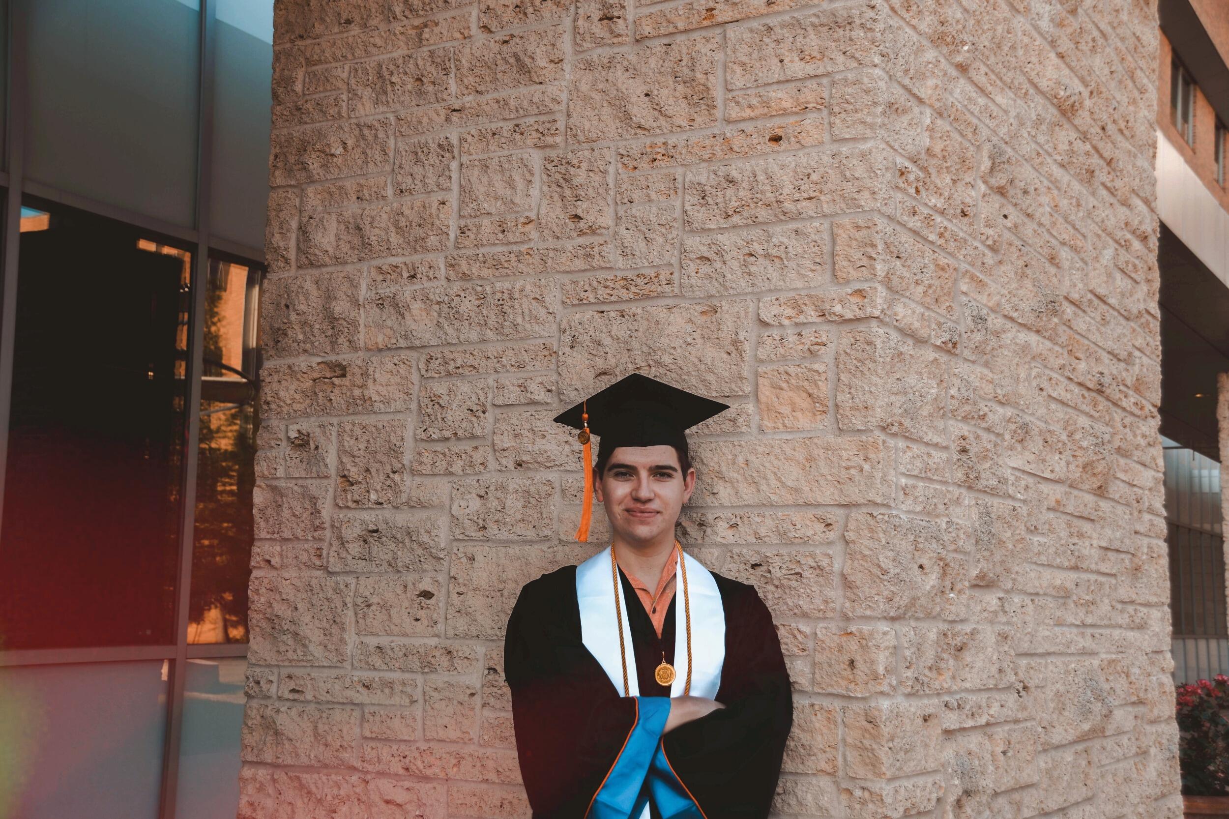 Brice graduated!