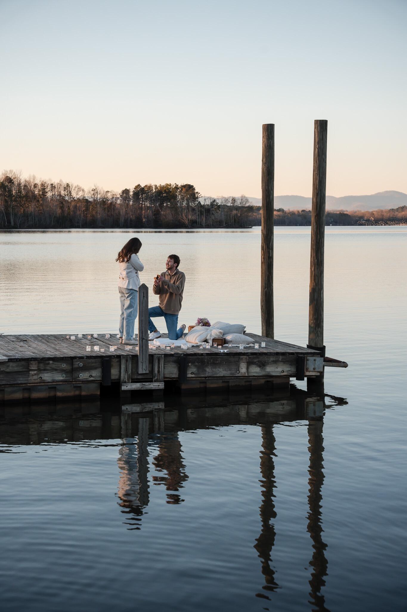 Daniel popped the question and Reagan could not have been more shocked!