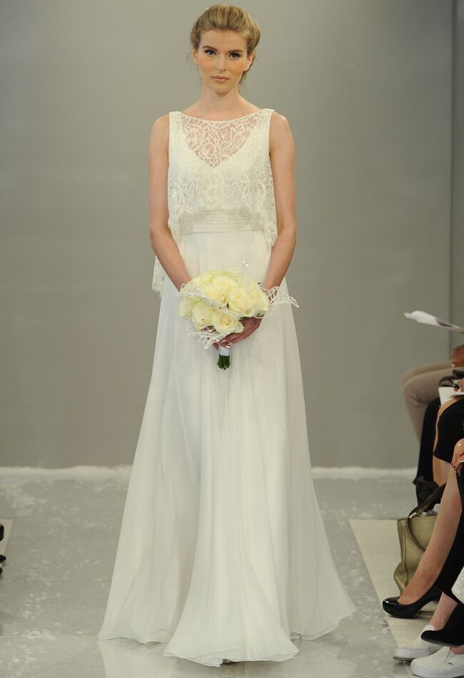 Theia Fall 2015 Wedding Dress Collection Includes Knit Turtleneck Dress