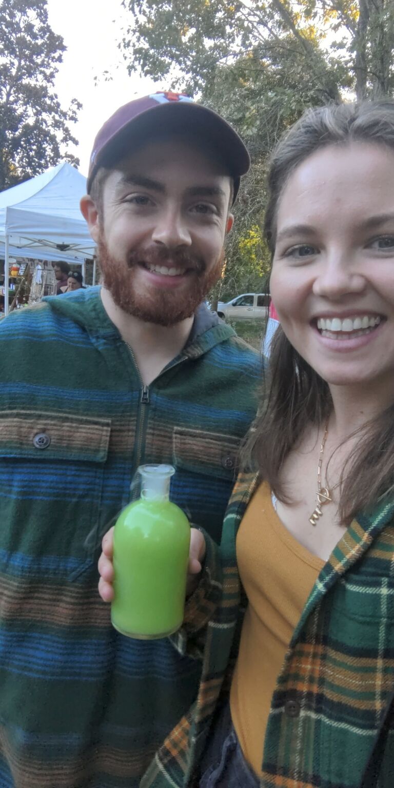 The park next to Emma and Sean's house hosts events all year. This was a Halloween Market, complete with spooky drinks and a costume contest. 