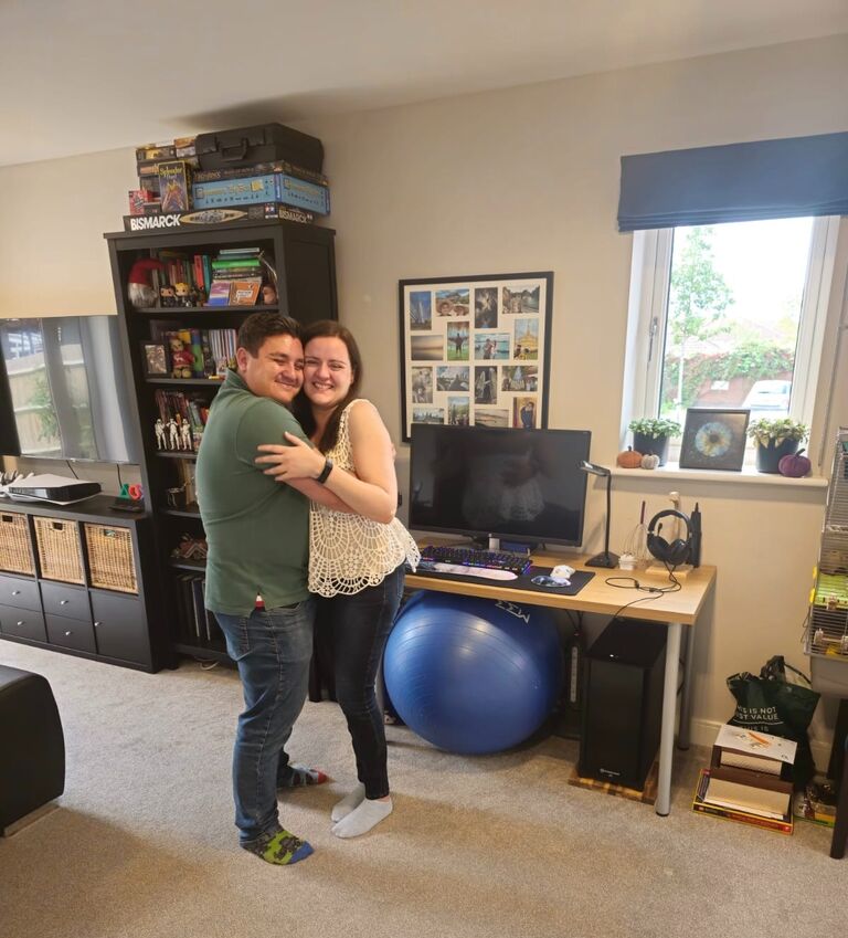 And by the next day had fully moved in!