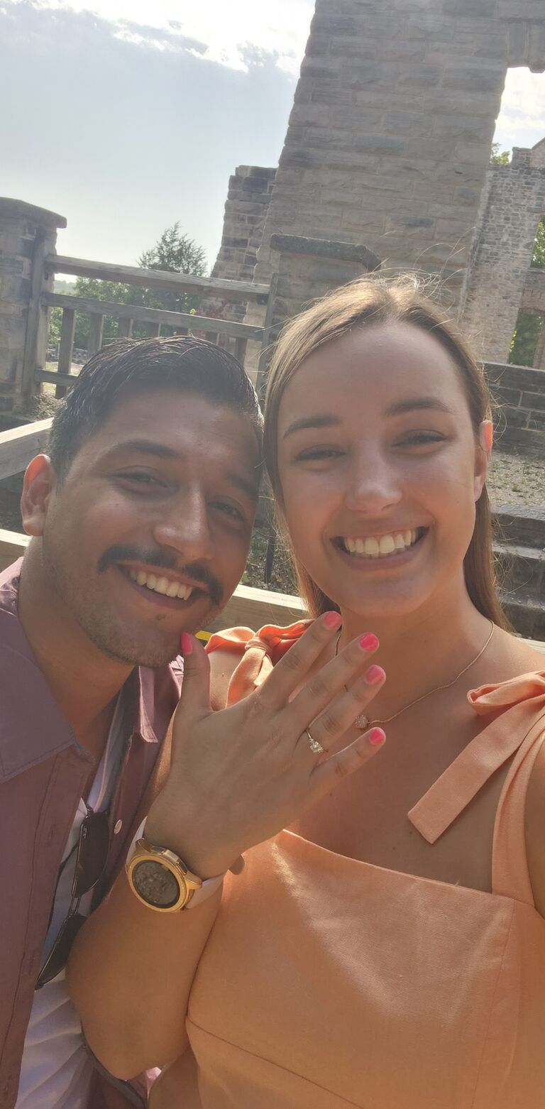 Engaged on Juan's 25th Birthday in Lake of the Ozarks.