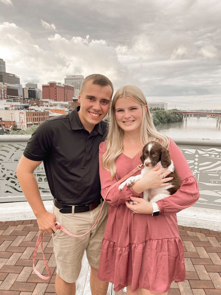 A quick girl's trip to Nashville with Zac's sisters and mom turned into the best day of my life and the easiest decision I've ever had to make.  Not only did I get my guy for the rest of my life, we took our sweet Ella home with us. Zac truly pulled off the biggest surprise here, and I wouldn't have wanted it any other way.