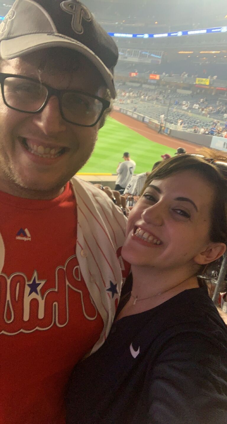 The world started to open up again - and Andrew was able to show Erika all the wonderful things about living in NYC.... including going to YANKEE GAMES!