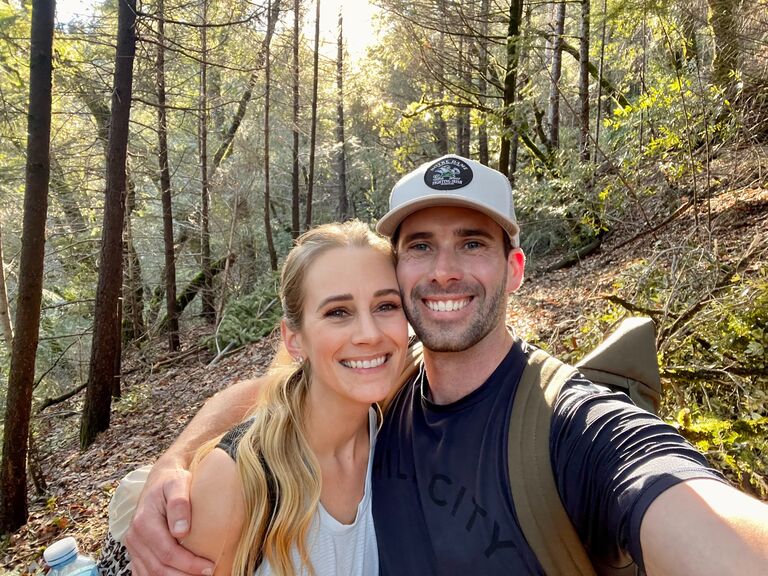 McKenna and Dan's first hike near Auburn, CA.