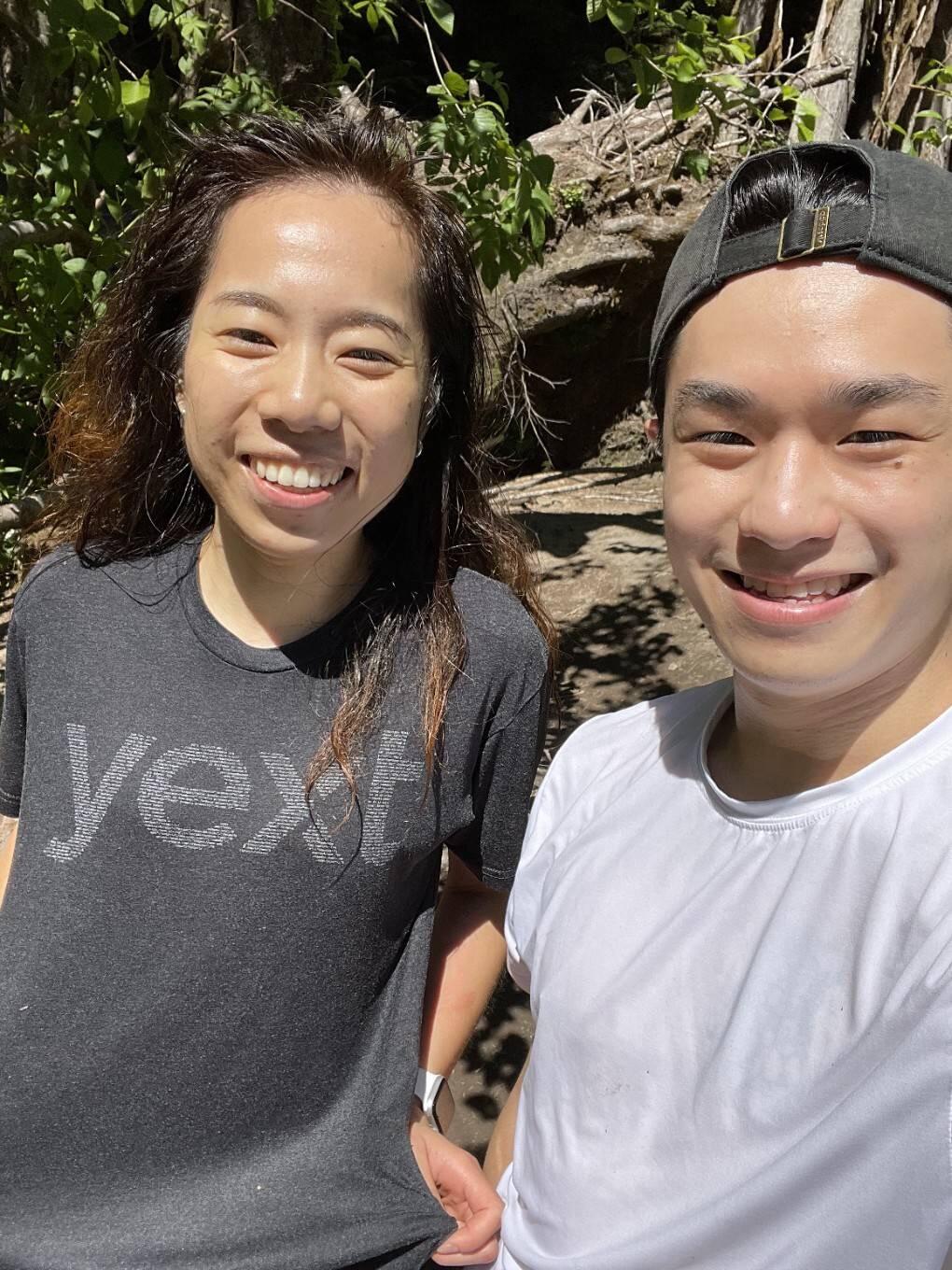 One of our first trips was to Mt. Rainier.  We got a little wet when we took an unexpected dive into the river