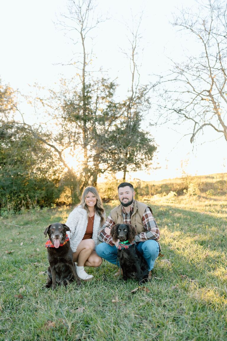 Here we are now, engaged, two dogs, and making our house a home! 
This love has been something I have prayed for, God truly blessed me! 
We are so excited for the big day! We can't wait to celebrate the beginning of forever with all of you! 