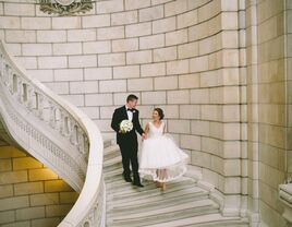 Ohio garden wedding at the Cleveland museum of art