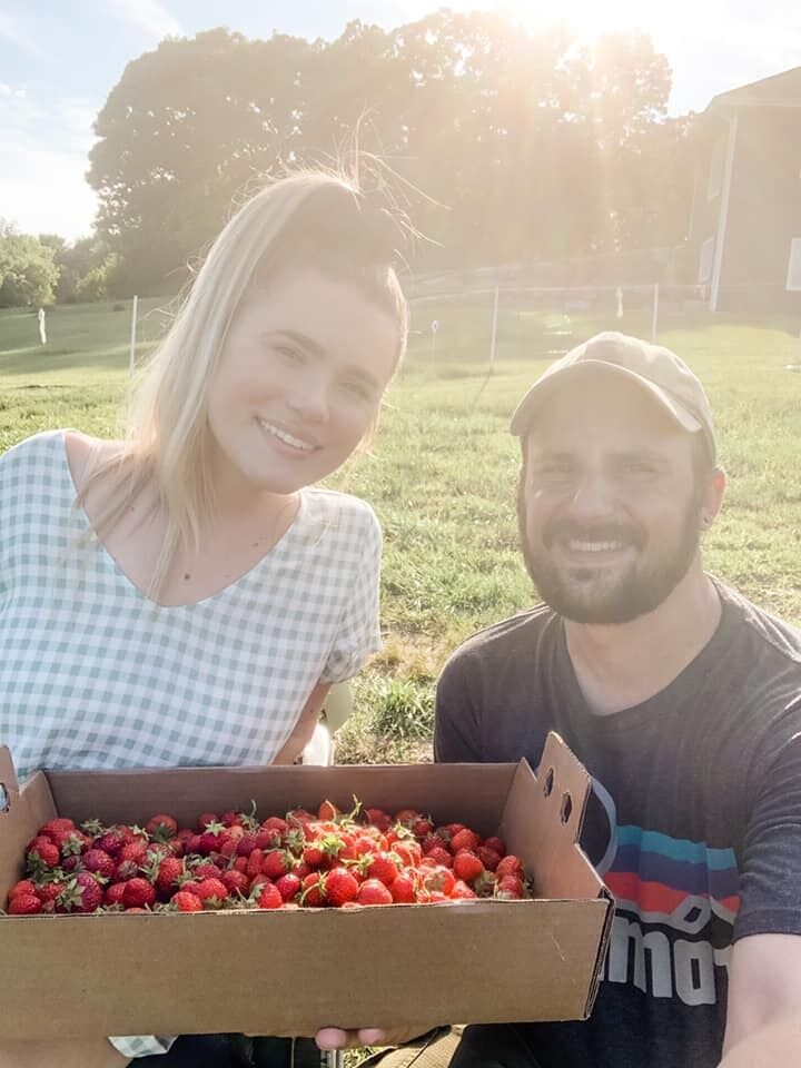 Strawberry pickin'