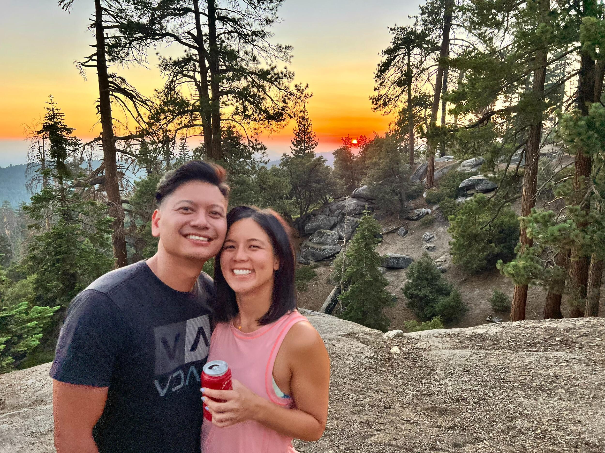 The camping trip where Jay told everyone there that he loved me, except for me. Don't worry we said it both to each other soon after this trip. Tee hee