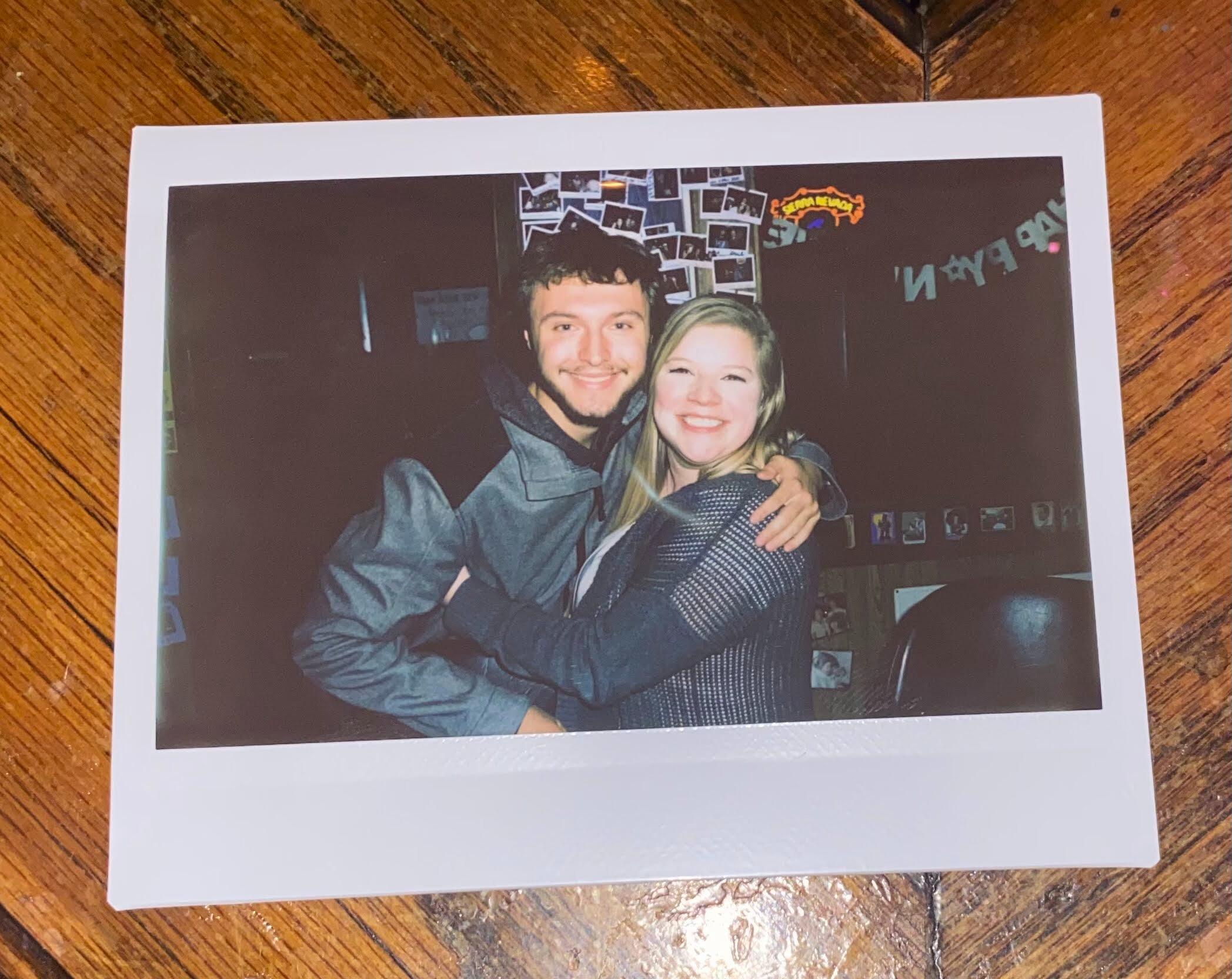 First photo together at Odd Fellow's. 