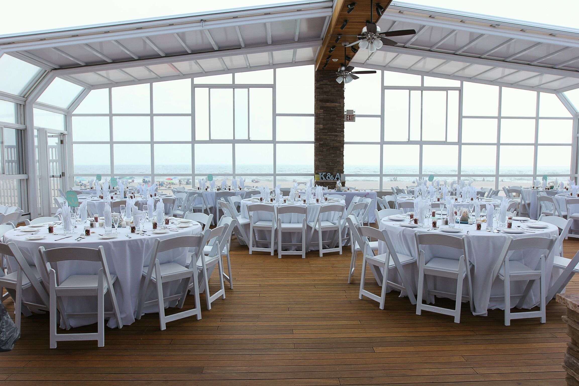 The Boardwalk Cafe At Sunny Atlantic Beach Club Rehearsal Dinners