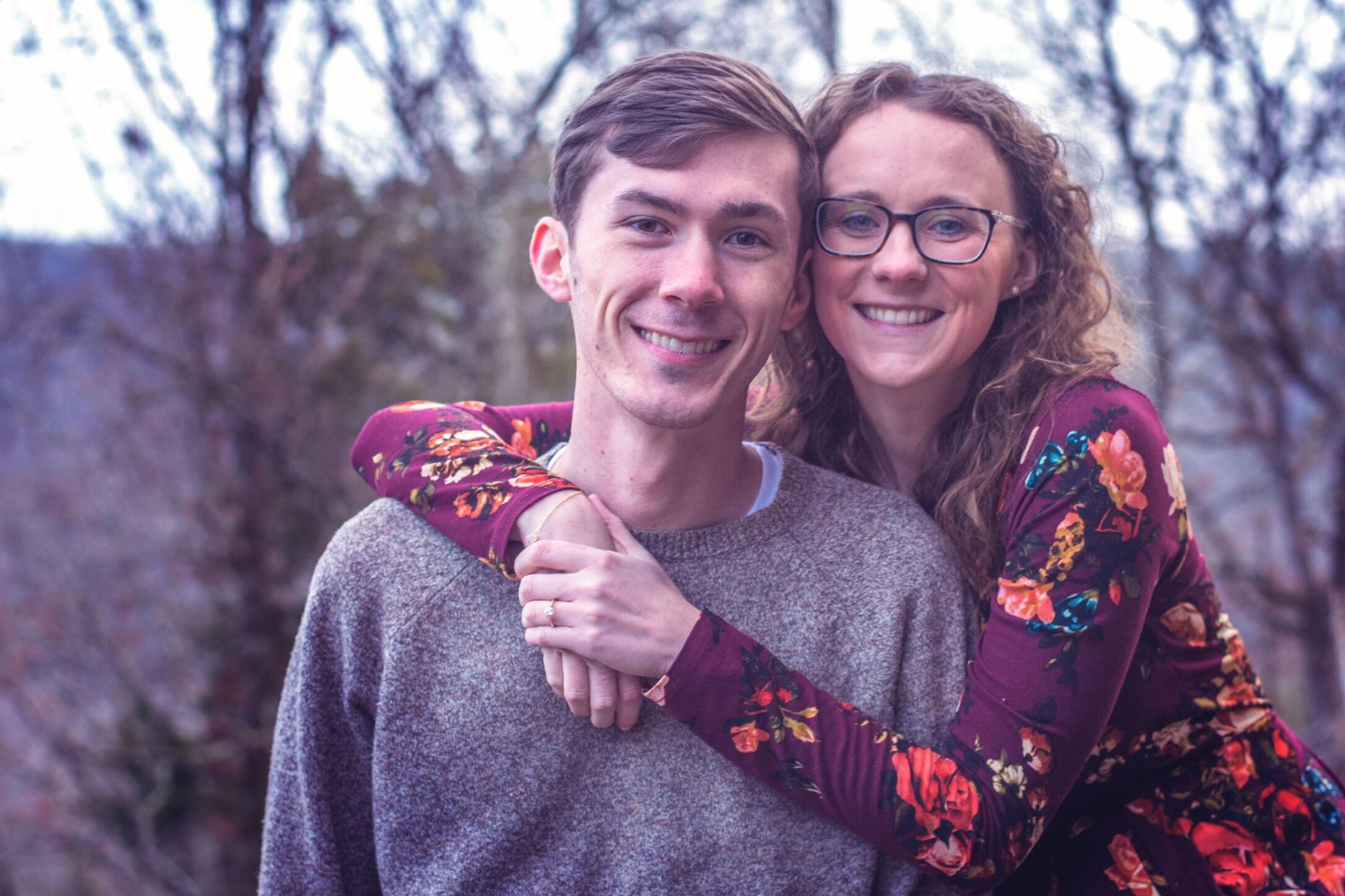 Sydney's friend, Cailin, took our engagement pictures at Devil's Den!